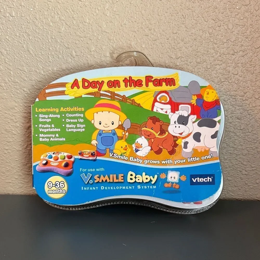 VTECH V. Smile Baby A Day On The Farm Sealed Cartridge *NEW*